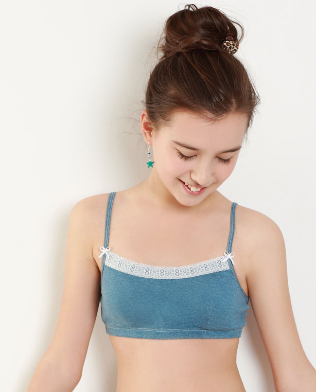 爱慕儿童牛仔清风-<em>女孩</em>抹胸式<em>文胸</em>AK115391